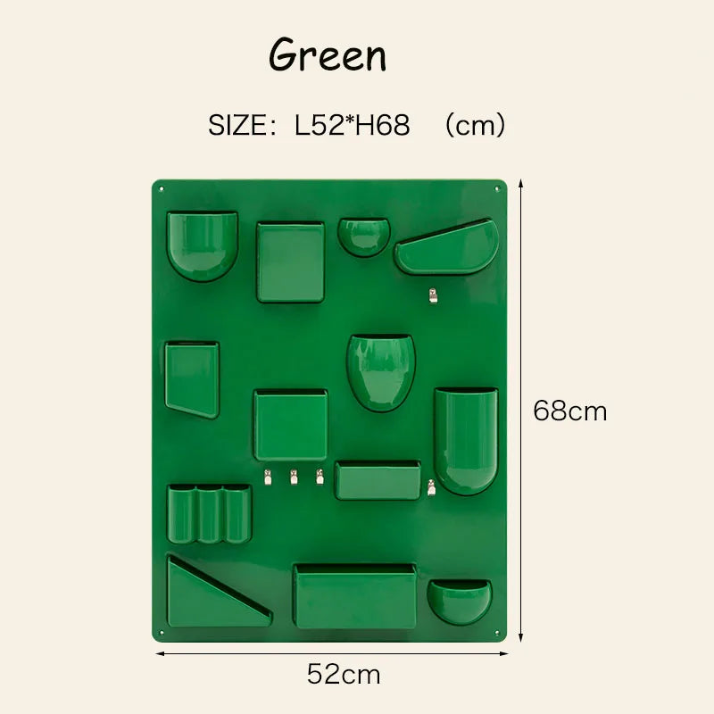 Wall-Mounted Modular Storage Organiser Board
