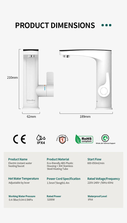 Instant Electric Heating Faucet