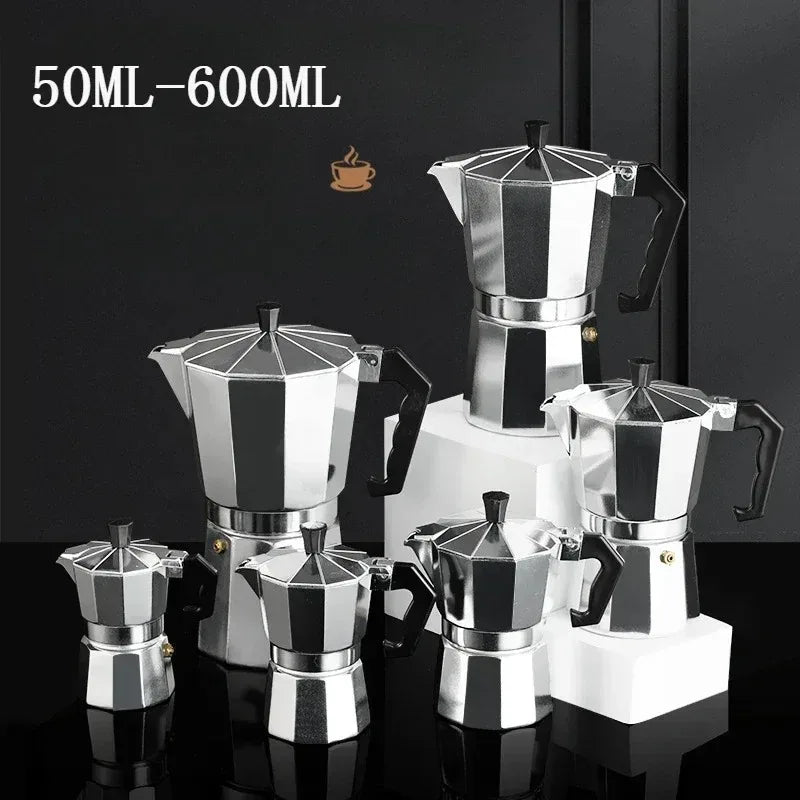 Classic Aluminum Moka Pot Espresso Maker