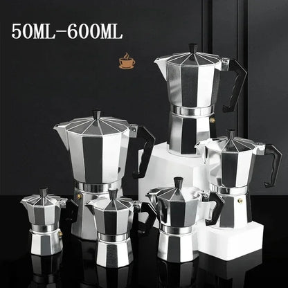 Classic Aluminum Moka Pot Espresso Maker