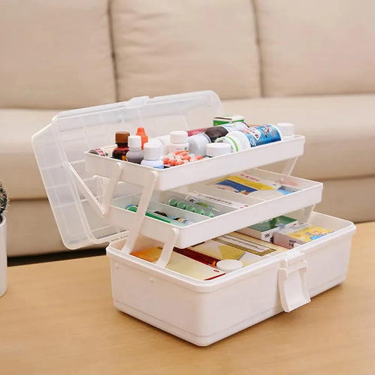 2/3 Layer Plastic Storage Box Organizer