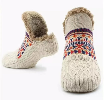 Warm Fleece Non-Slip Floor Socks
