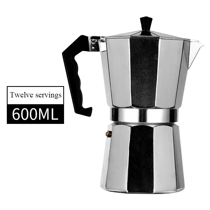 Classic Aluminum Moka Pot Espresso Maker