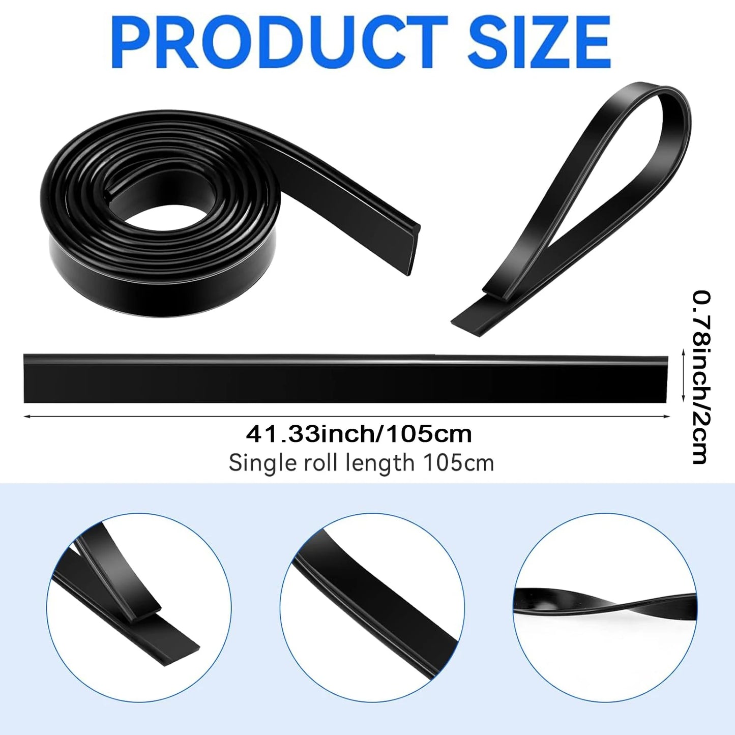 Silicone Squeegee Replacement Rubber Blades