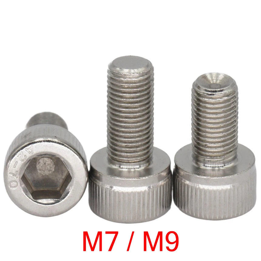 DIN912 304 Stainless Steel Hex Socket Cap Screws