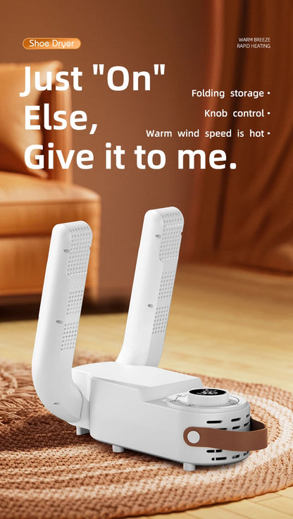 Intelligent Electric Shoe Dryer with Adjustable Timer