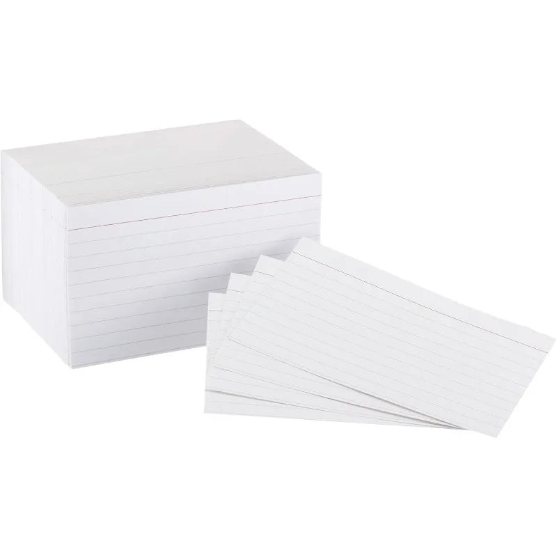 Colorful Index Flash Cards for Studying & Memorization