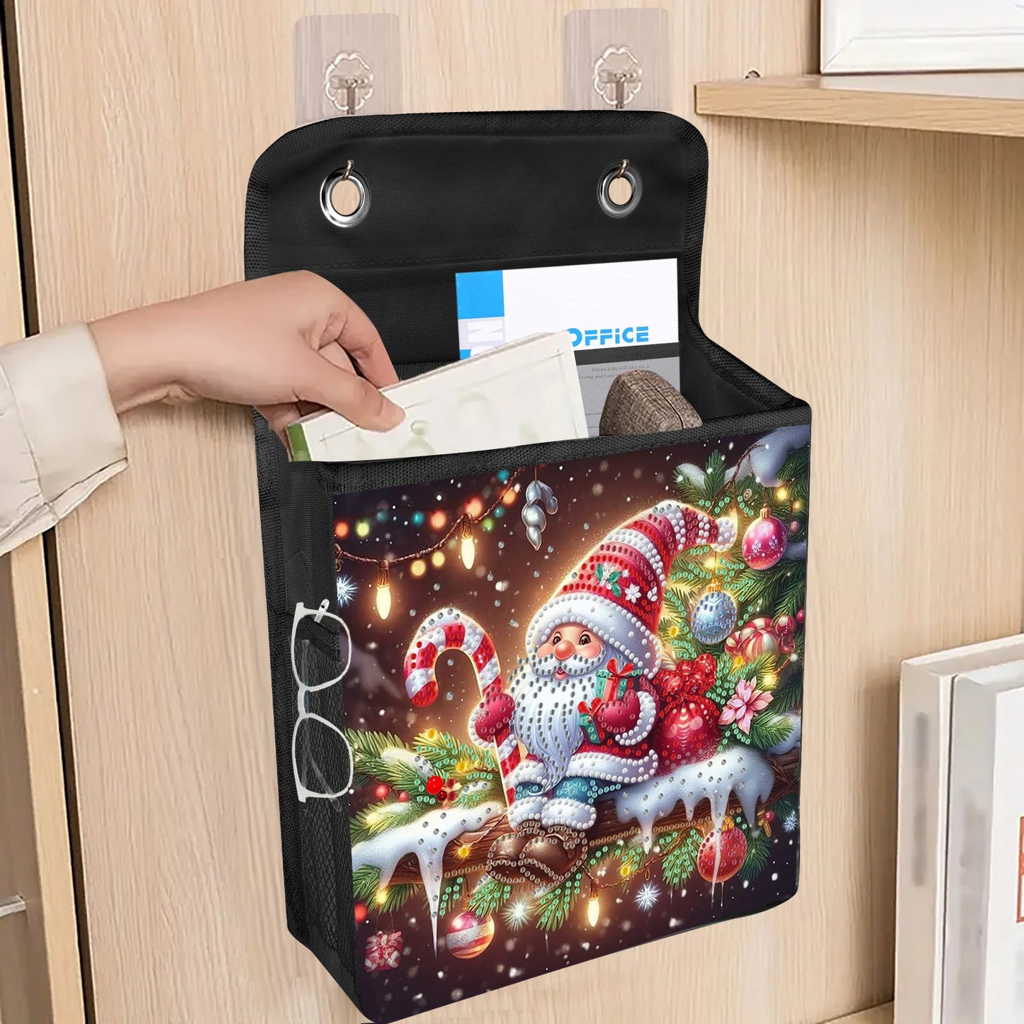 DIY Christmas Diamond Painting Hanging Bag
