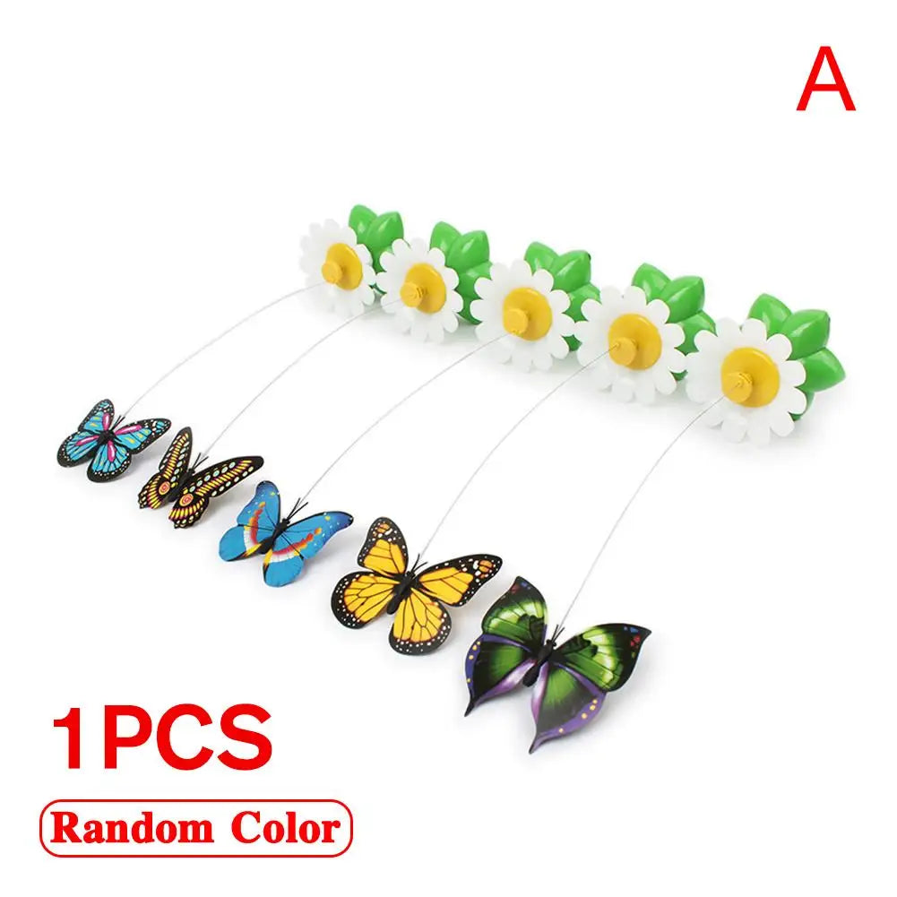 Interactive Rotating Butterfly Cat Toy