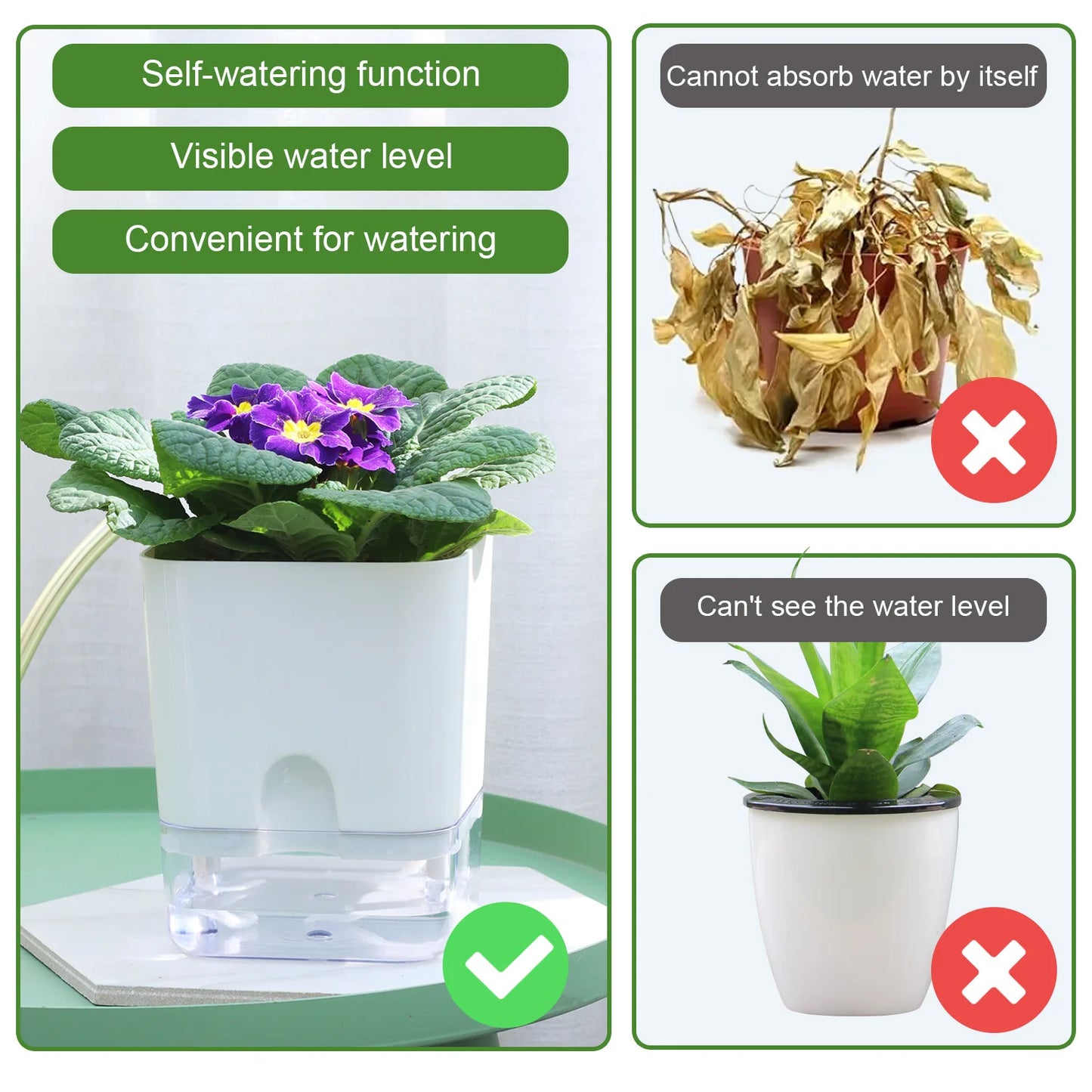 Self-Watering Plant Pot