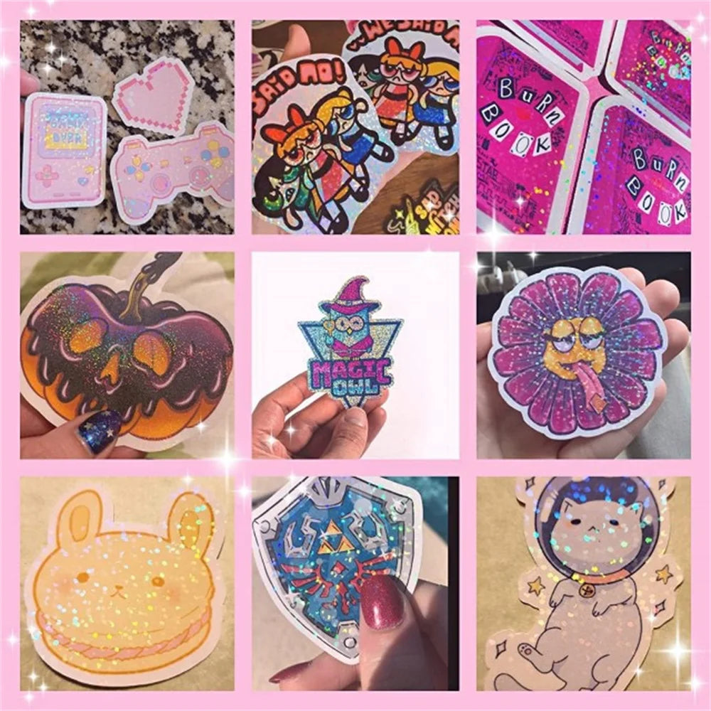 A4 Holographic Printable Vinyl Sticker Paper