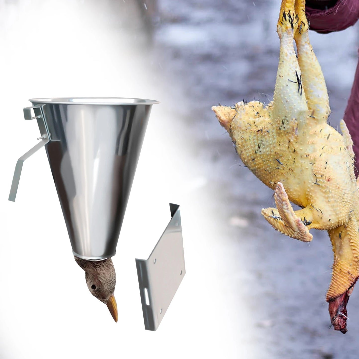 Stainless Steel Poultry Restraining Cone