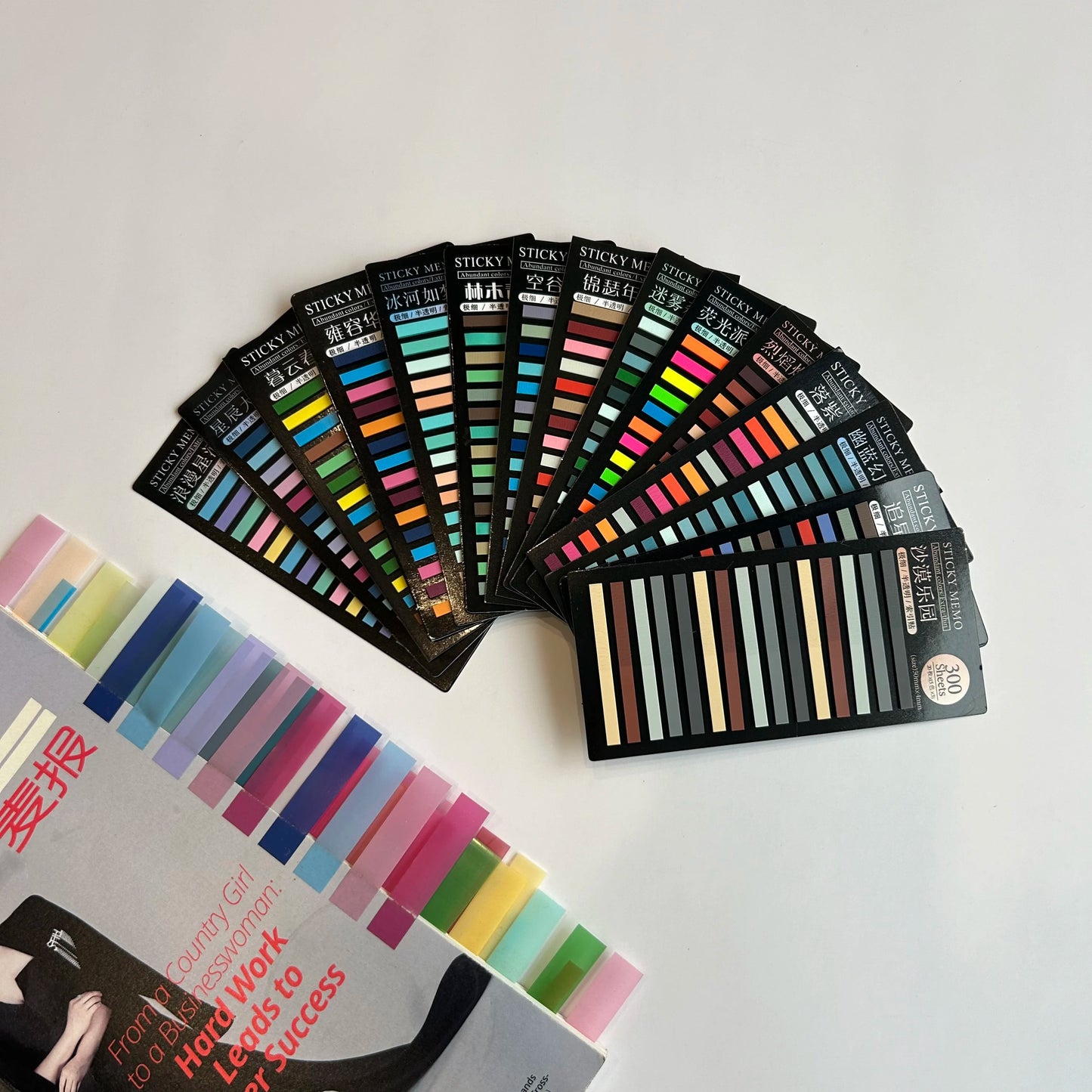 Transparent Sticky Note Tabs – 4500 Self-Adhesive Page Markers