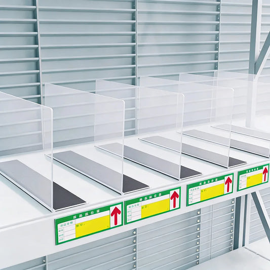 Clear PVC Shelf Dividers Organizer