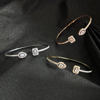 Adjustable Snake-Inspired Cuff Bracelet