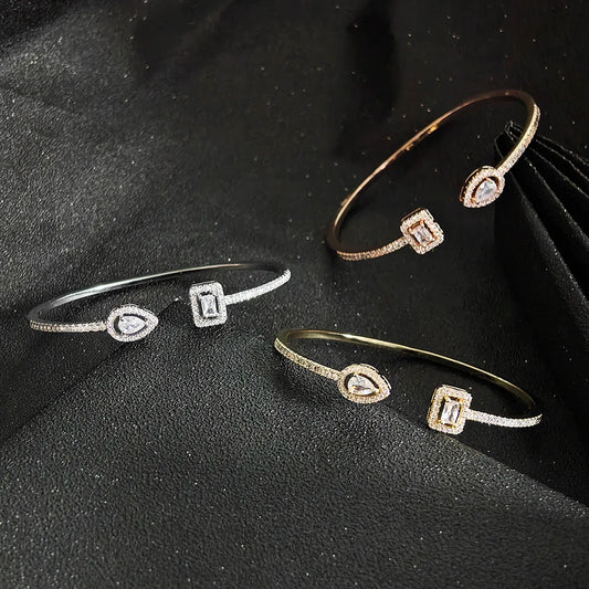 Adjustable Snake-Inspired Cuff Bracelet