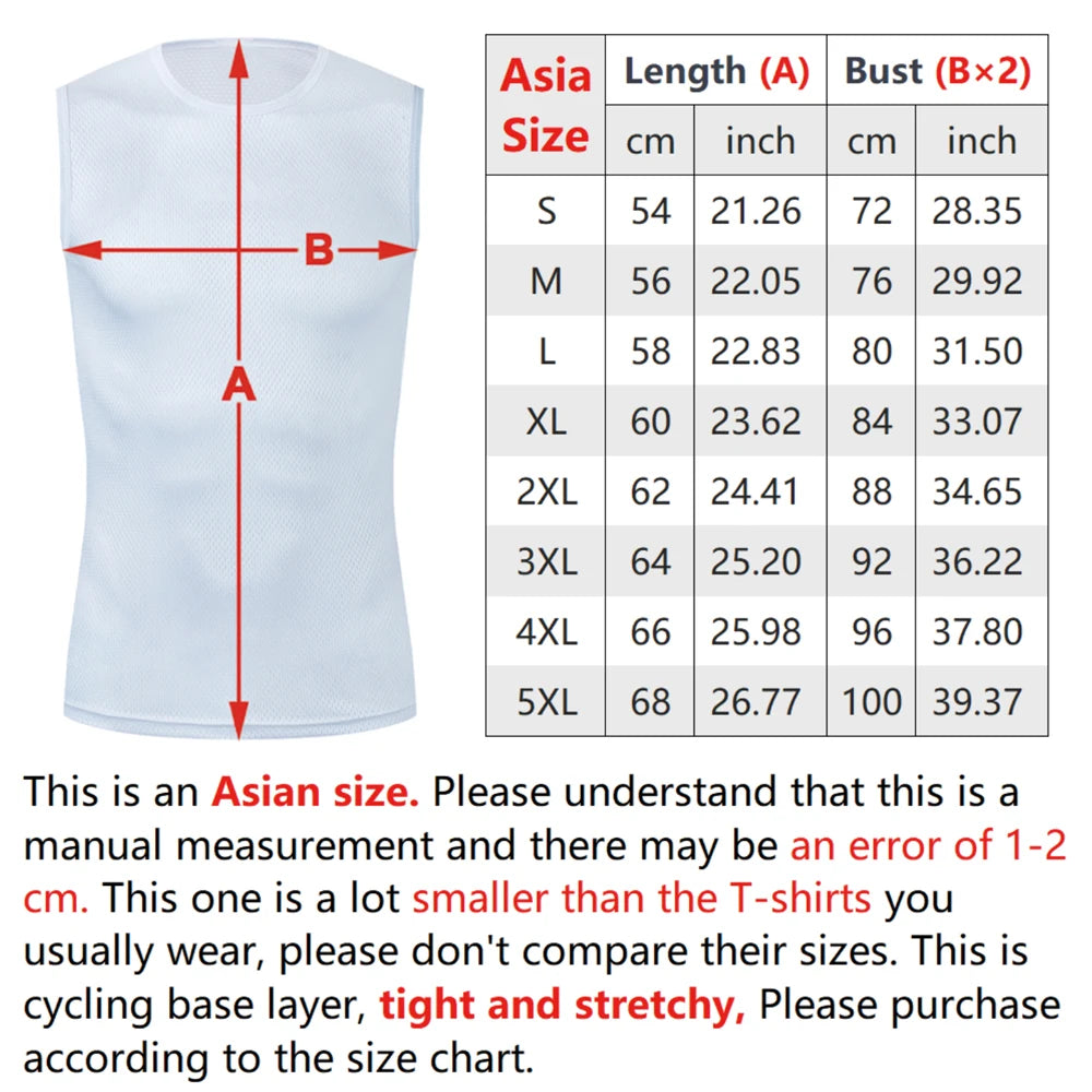 Men’s Cycling Base Layer Vest