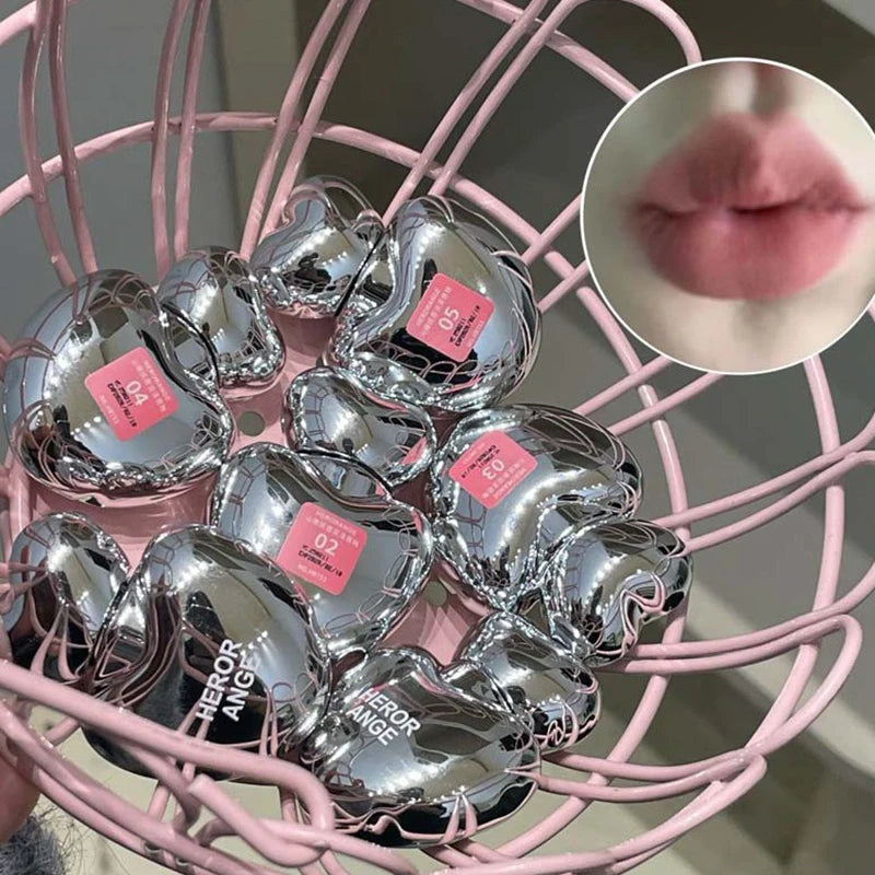 Peach Heart Silky Matte Lipstick & Blush Tint