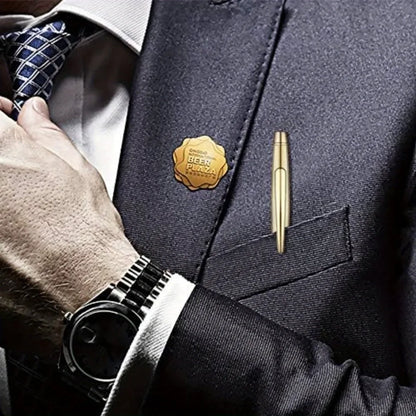 Slim Metallic Retractable Ballpoint Pen Set