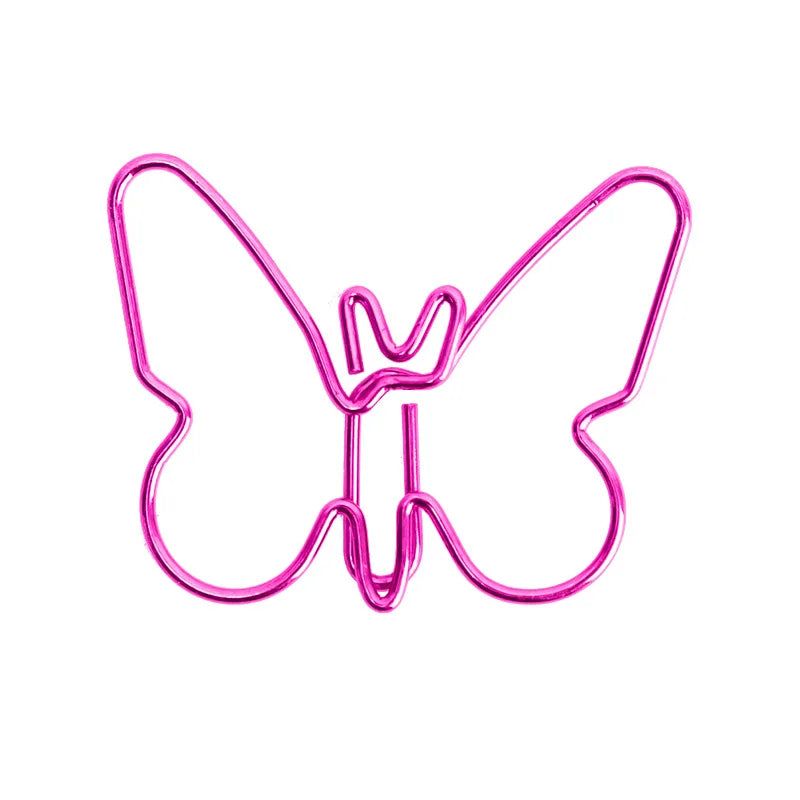 Decorative Butterfly Bookmark Paper Clips