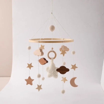 Wooden Baby Crib Mobile