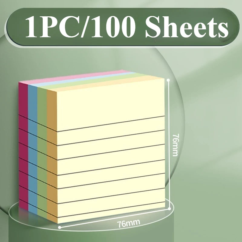 Vibrant Horizontal Note Paper Memo Pad
