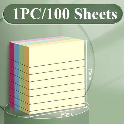 Vibrant Horizontal Note Paper Memo Pad