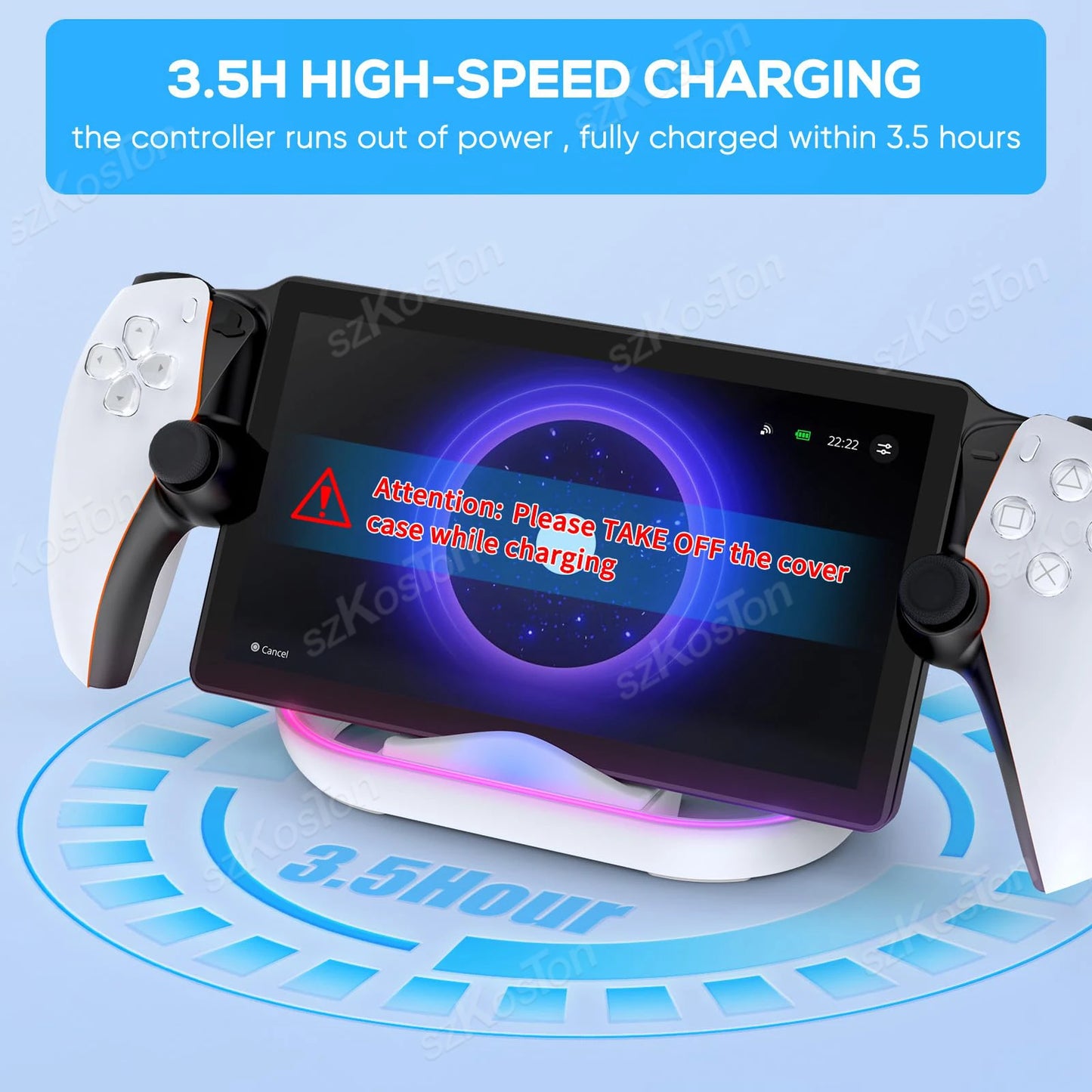 PS Portal Charging Dock Station with RGB Light