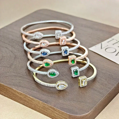 Adjustable Snake-Inspired Cuff Bracelet