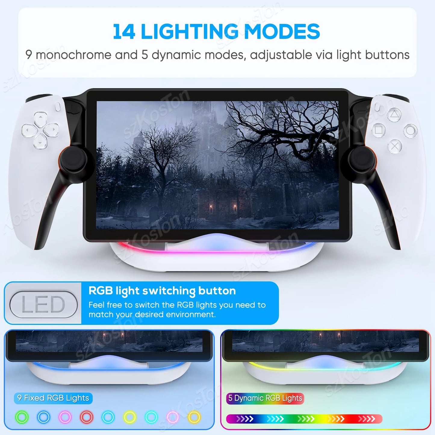 PS Portal Charging Dock Station with RGB Light