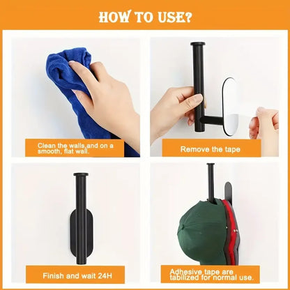 1/2Pcs Stainless Steel Cap Hanger