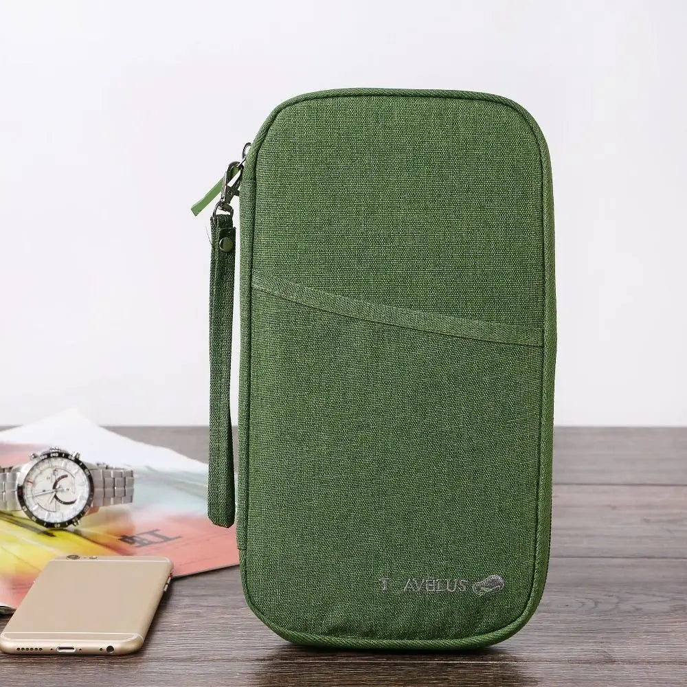 Family RFID Travel Passport Holder Bag