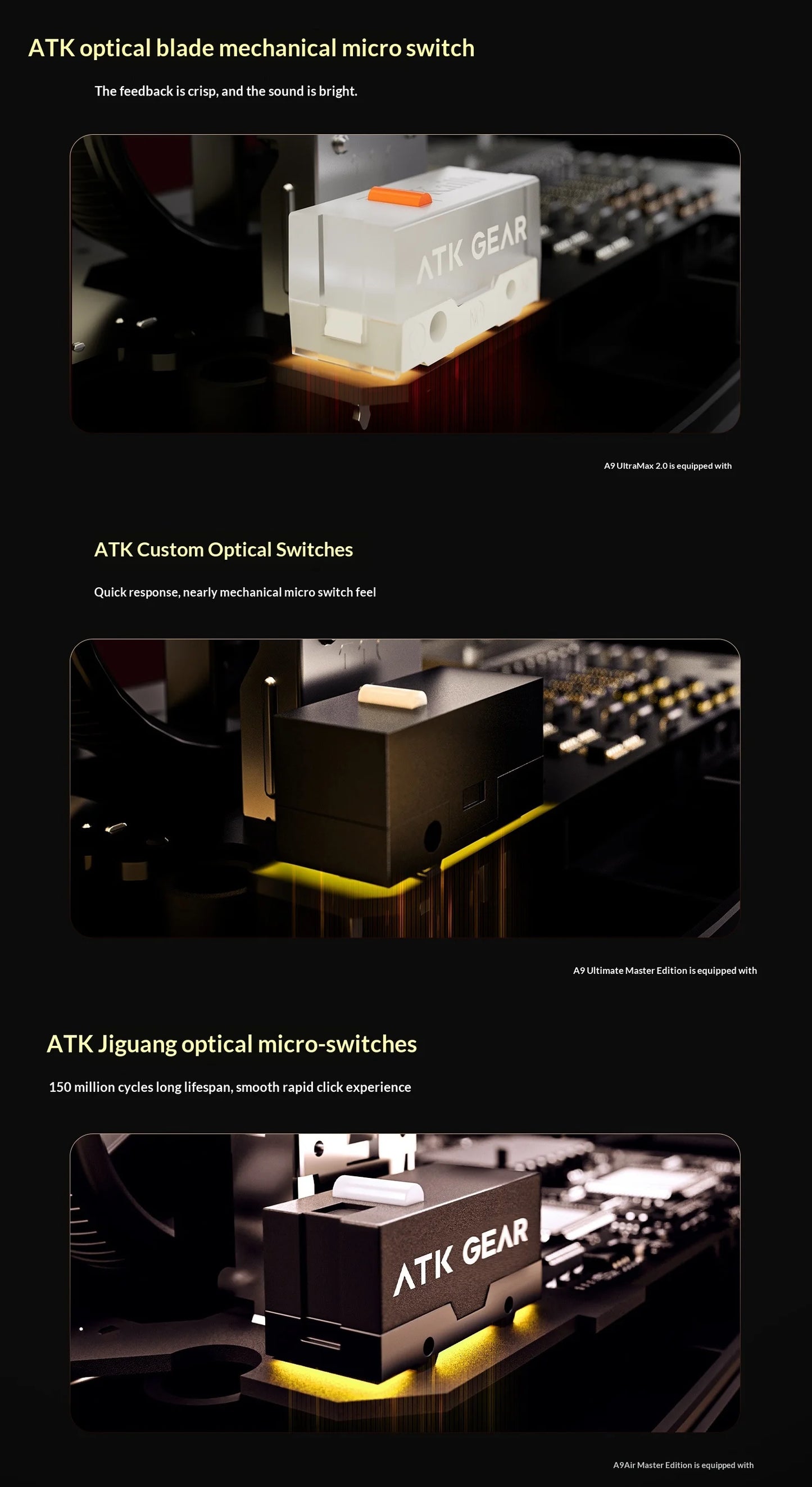 ATK DragonFly A9 Air Ultimate Gaming Mouse
