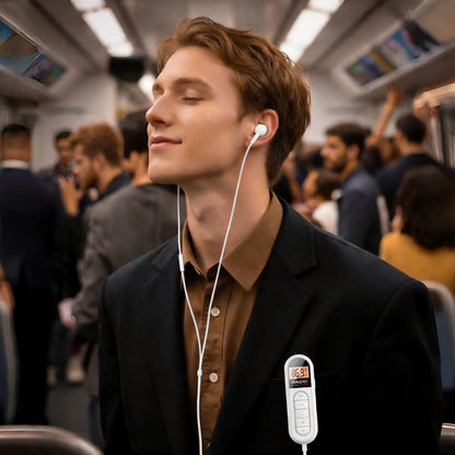 Portable Digital FM Pocket Radio with LCD Display