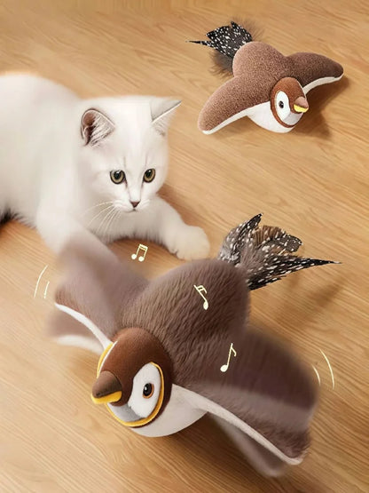 Interactive Chirping Bird Cat Toy