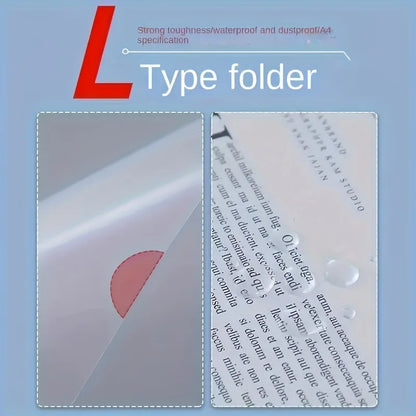 A4 Transparent L-Type Document Folders