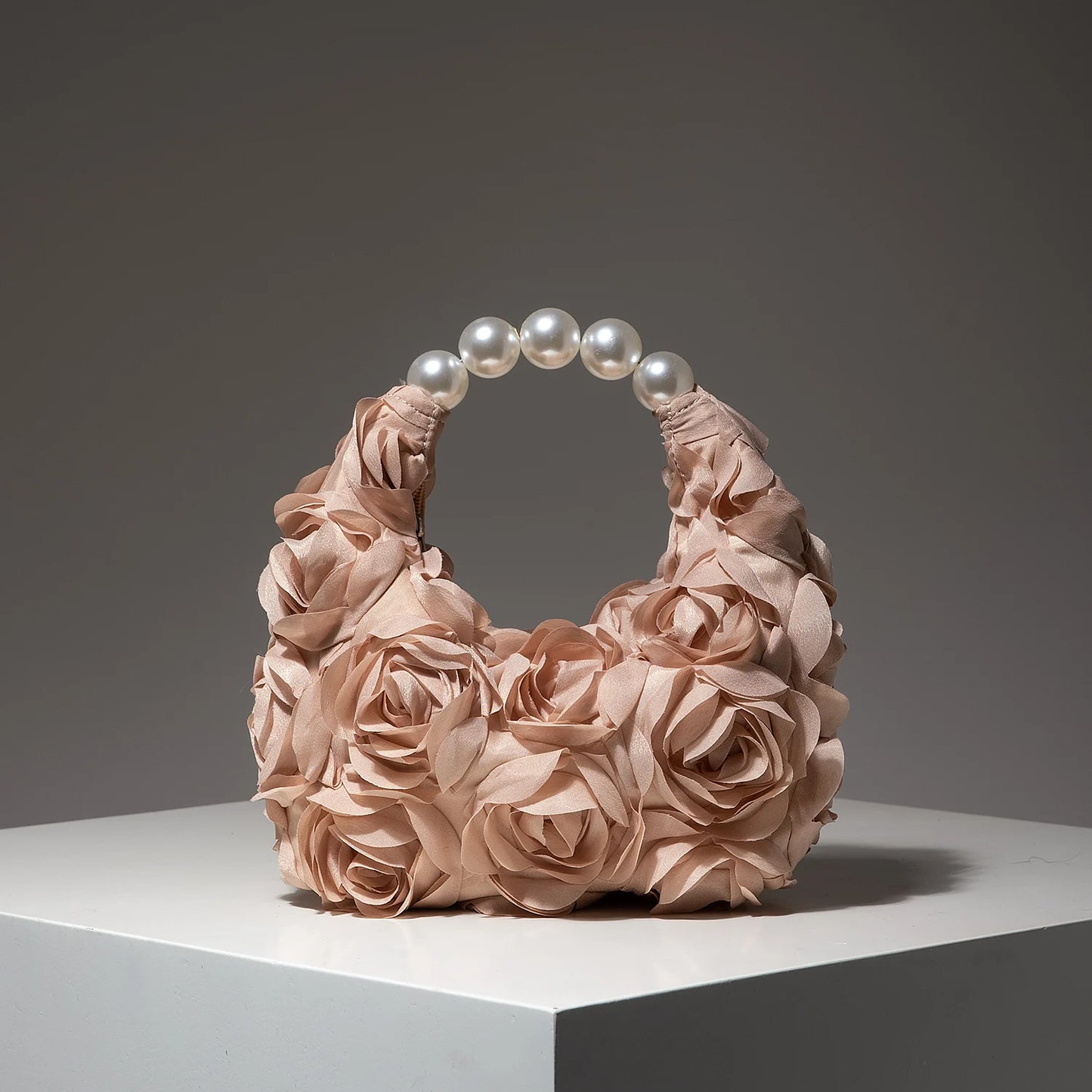 Floral Pearl Evening Party Handbag