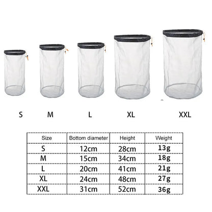 Ultralight Mesh Drawstring Storage Bag