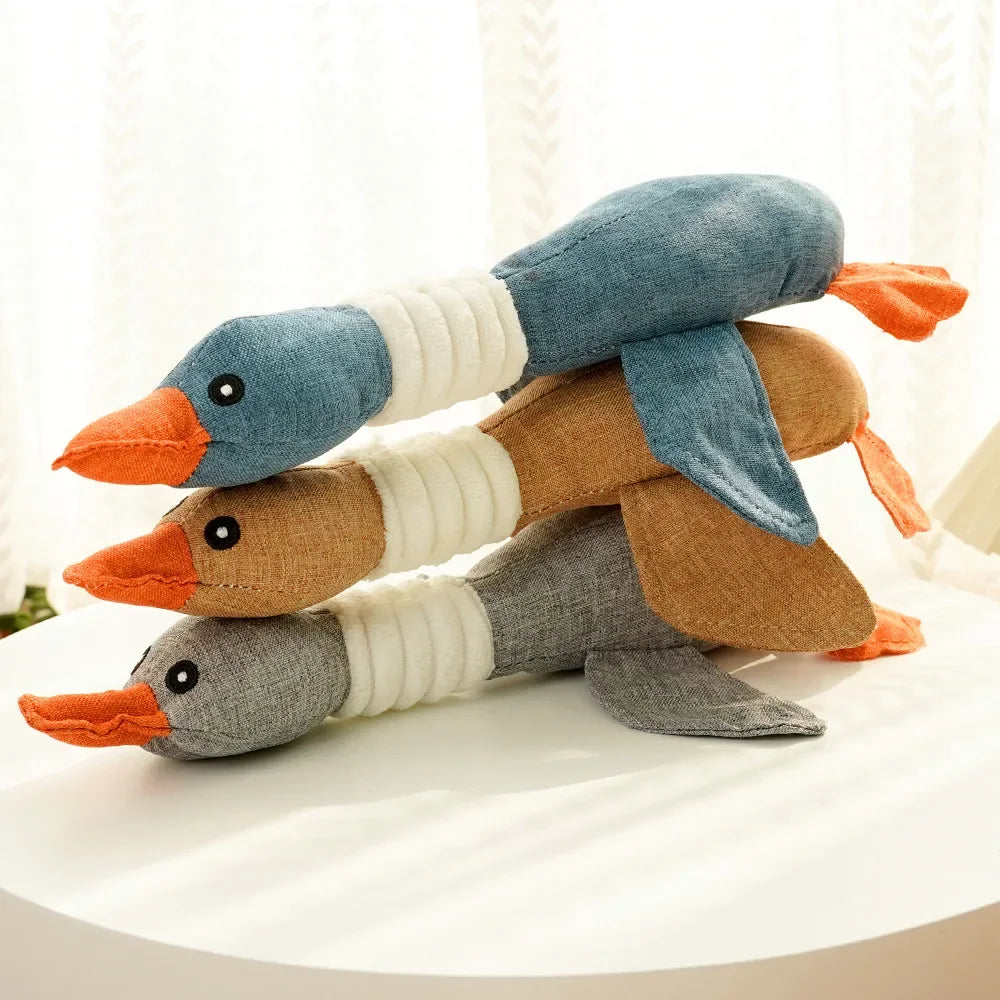 Cute Duck Plush Dog Toy