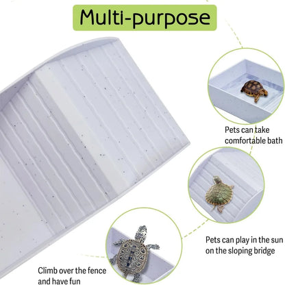 Reptile Bathing Pool with Ramp
