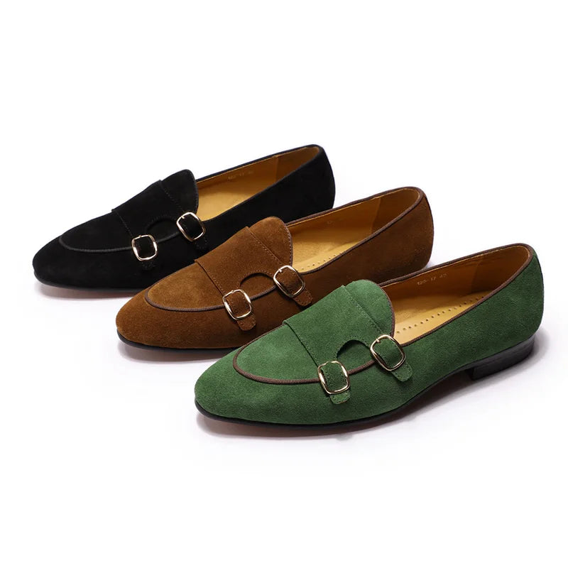 Suede Leather Mens Loafers