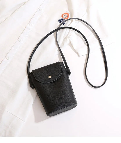 PU Leather Flap Crossbody Phone Bag