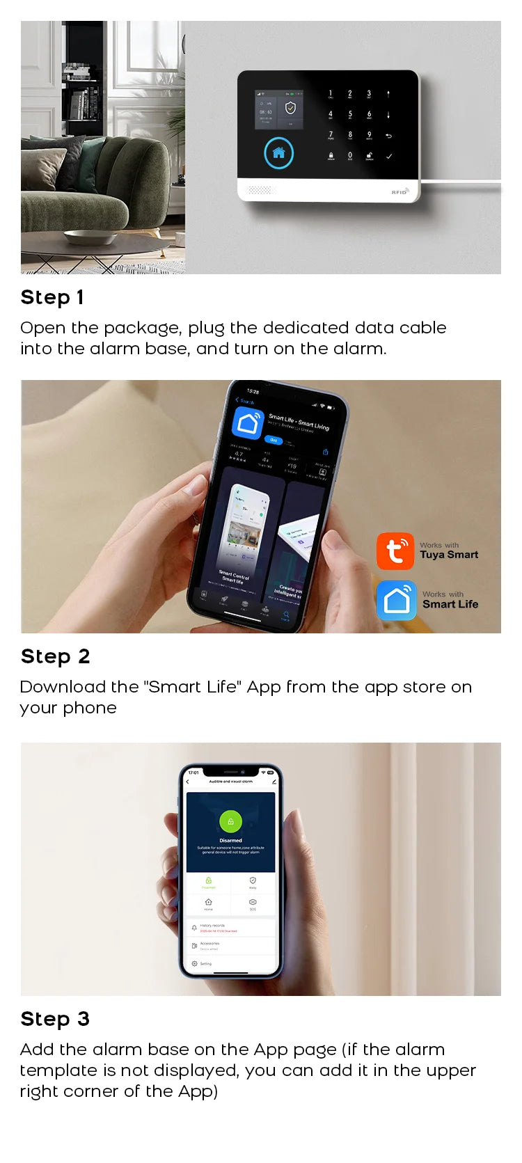 WiFi & GSM Security Alarm Kit