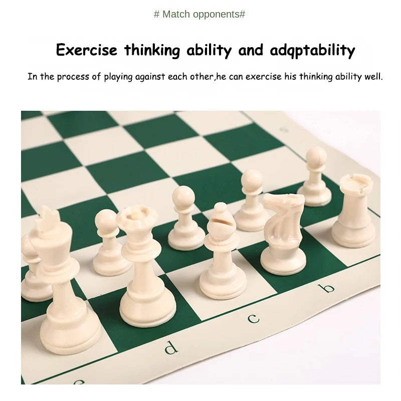 Tournament Chess Set with Mat