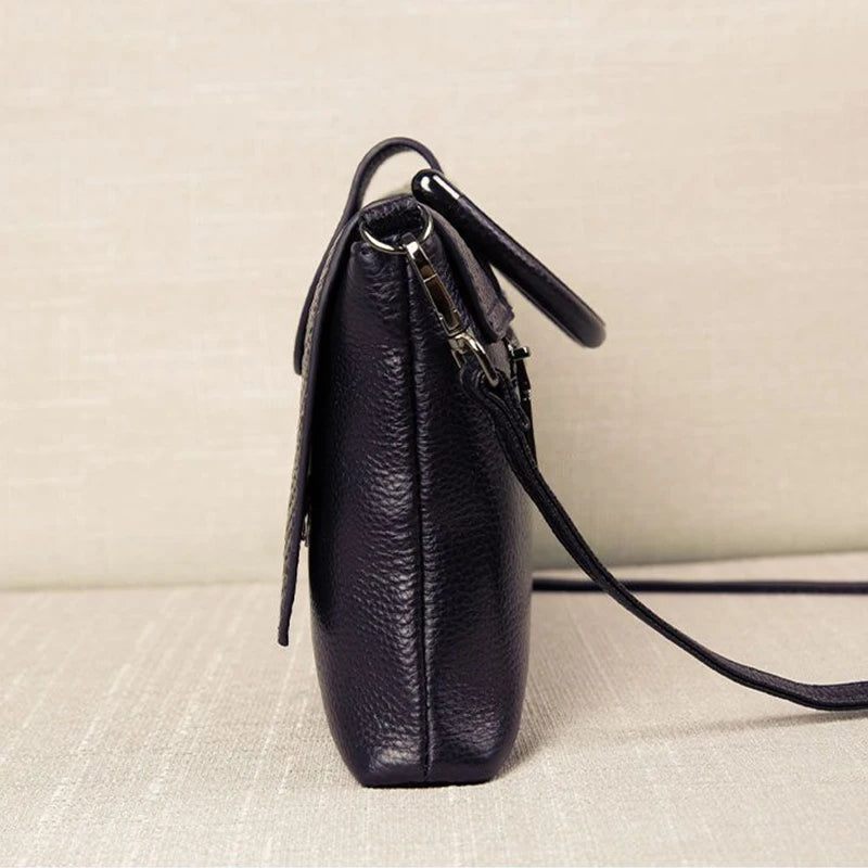 Soft PU Leather Flap Handbag