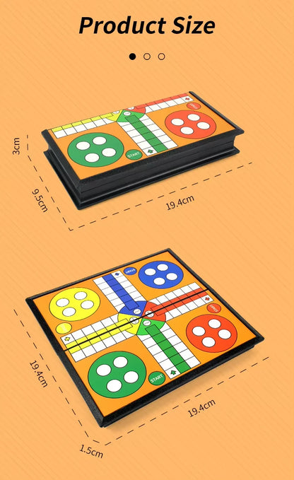 Foldable Ludo Board Game Set
