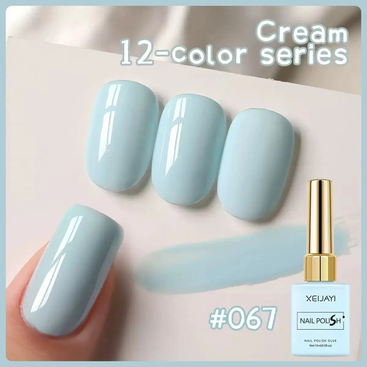 12 Colors UV LED Gel Nail Polish
