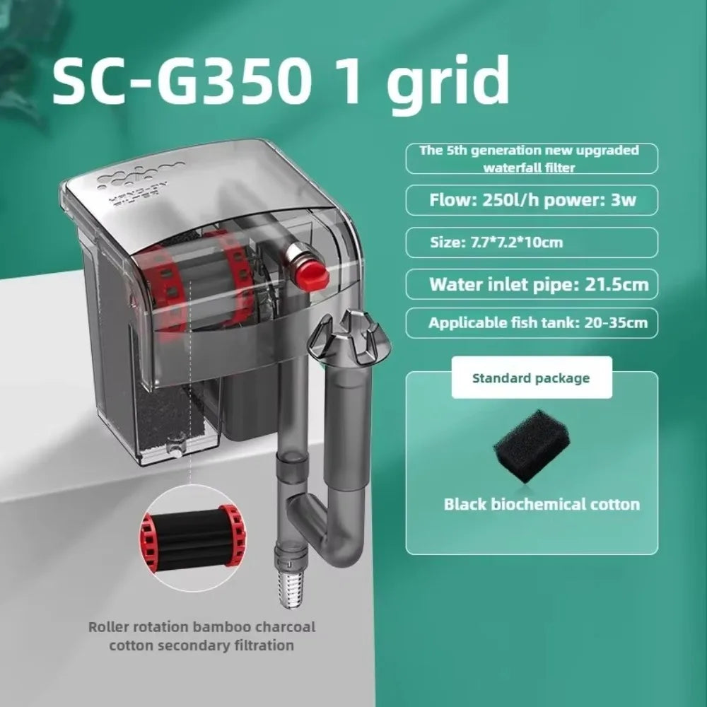 3-in-1 Internal Aquarium Filter Pump