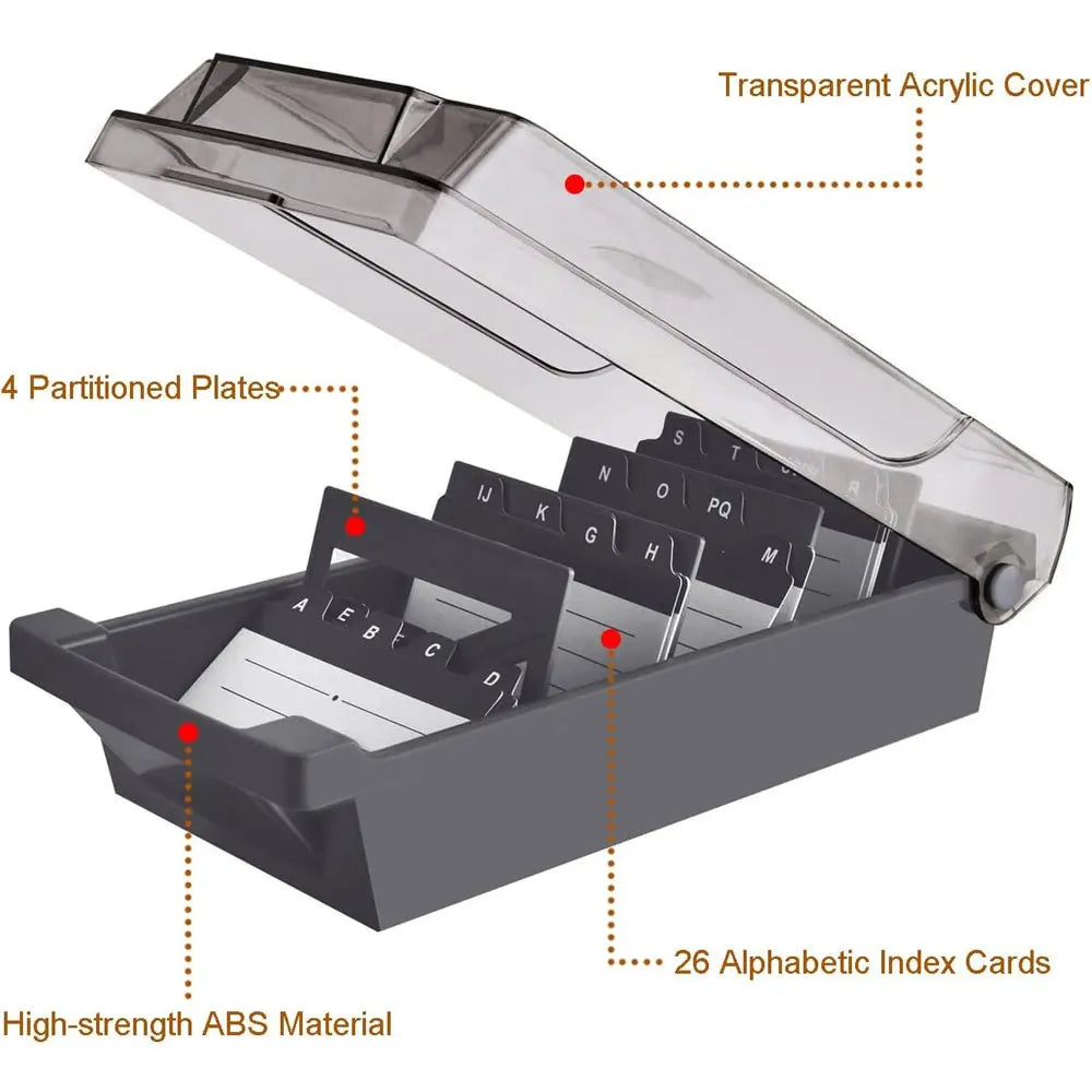 Large Capacity Business Card Holder Organizer – 500 Cards