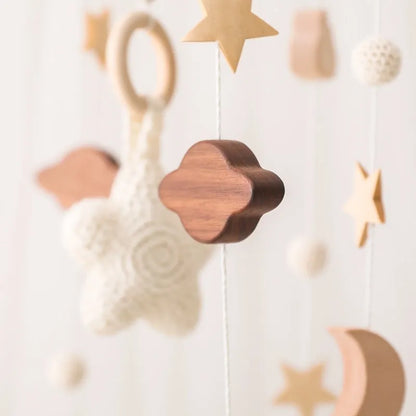 Wooden Baby Crib Mobile
